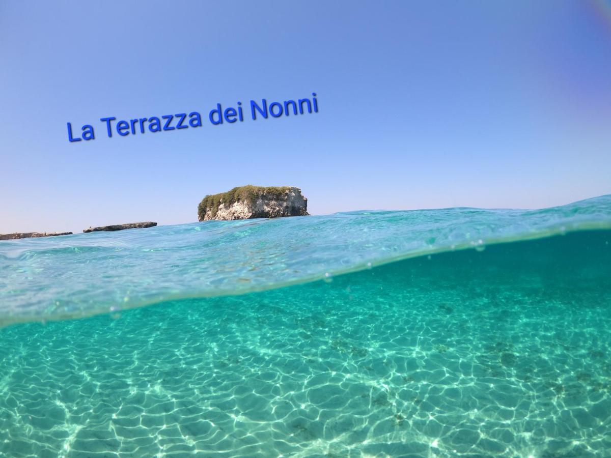 La Terrazza Dei Nonni Appartement Torre Specchia Ruggeri Buitenkant foto
