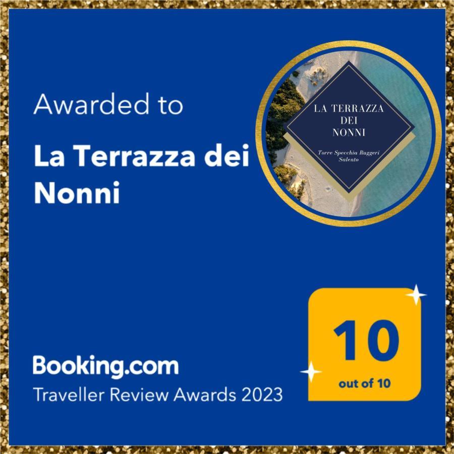 La Terrazza Dei Nonni Appartement Torre Specchia Ruggeri Buitenkant foto