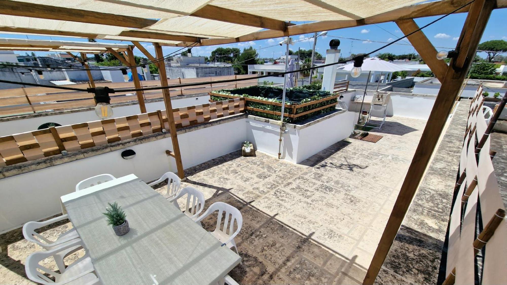 La Terrazza Dei Nonni Appartement Torre Specchia Ruggeri Buitenkant foto